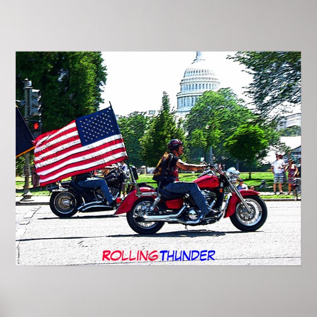 Poster de Rolling Thunder in DC (Devant)