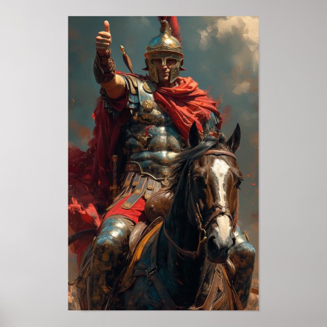 Poster de Roman Warrior in Armor (Devant)