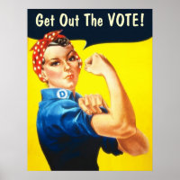 Poster de Rosie le Riveter GOTV
