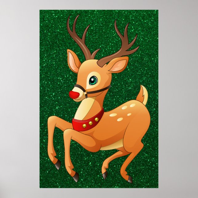 Poster de Rudolph Prancing (Devant)