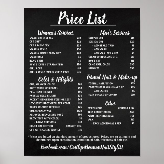 Poster de Salon Price (Devant)