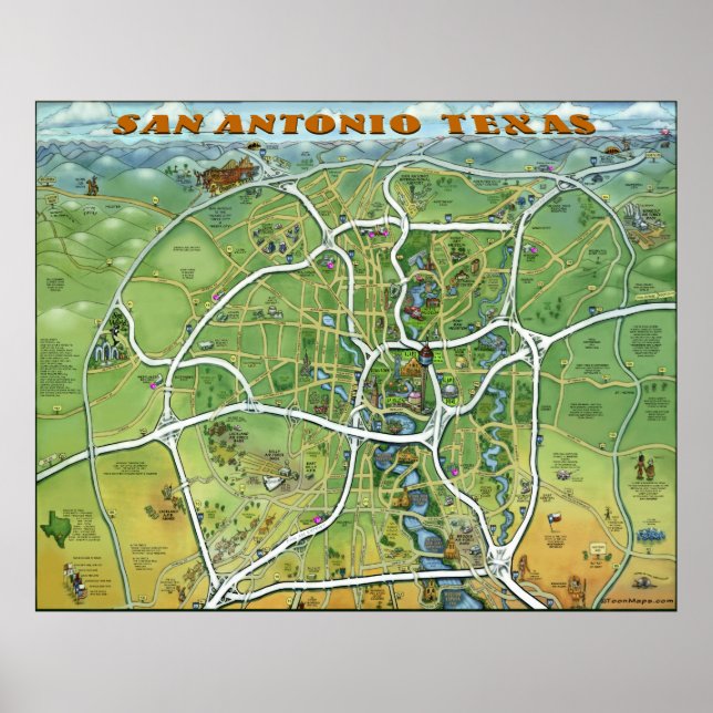 Poster de San Antonio (Devant)