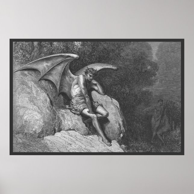 Poster de Satan Thinking 36x24 (Devant)