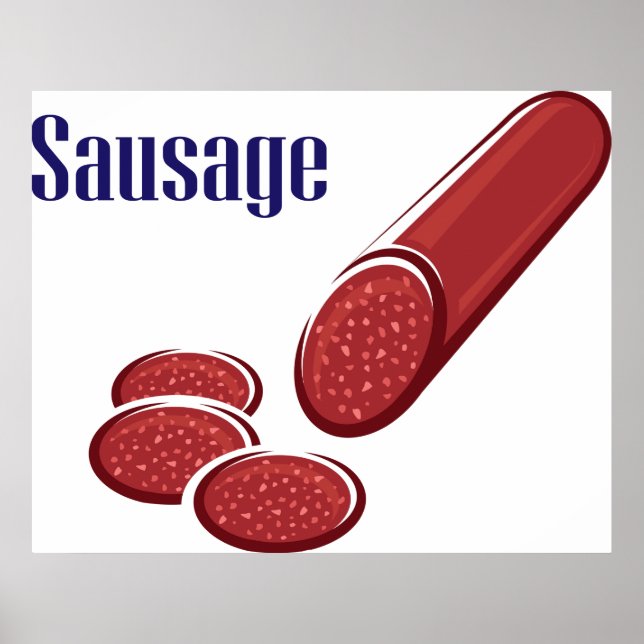 Poster de saucisses (Devant)