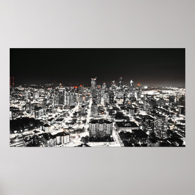Poster de Seattle Skyline (Devant)