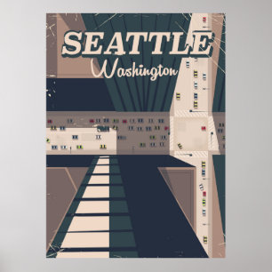 Poster de Seattle, Washington State Travel
