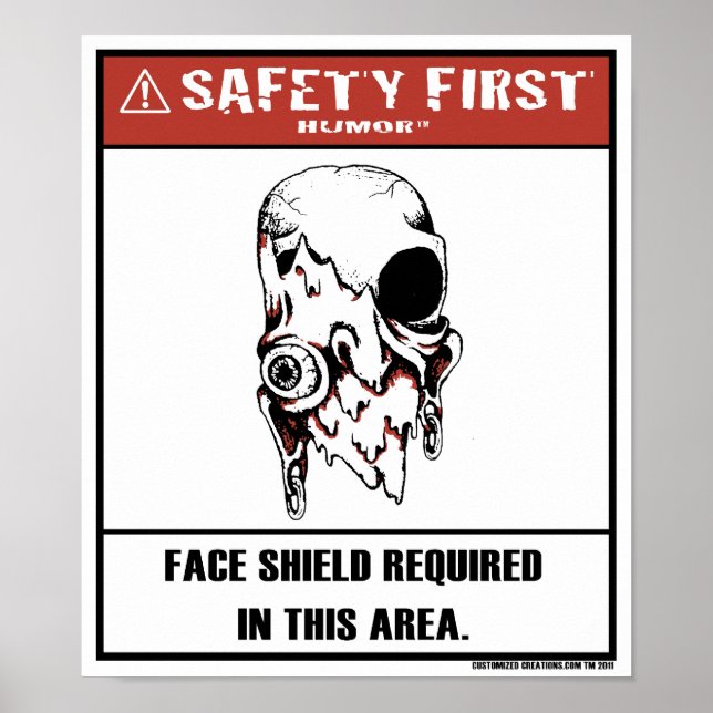 Poster de sécurité du premier bouclier face à l'Hu (Devant)