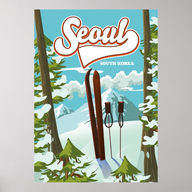 Poster de Séoul Corée du Sud (Devant)