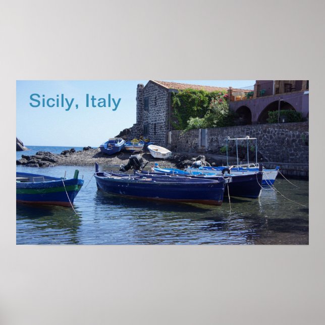Poster de Sicile Italie (Devant)