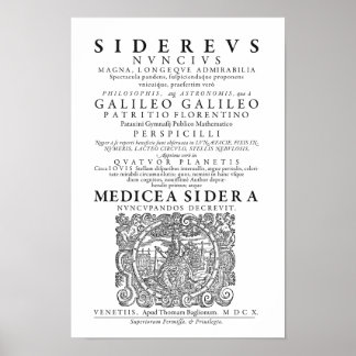 Poster de Sidereus Nuncius