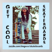Poster de skateboards cool