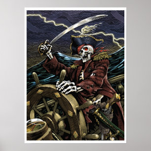 Poster de Skeleton Pirate