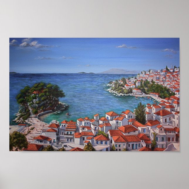 Poster de Skiathos Harbour 1(light) (Devant)