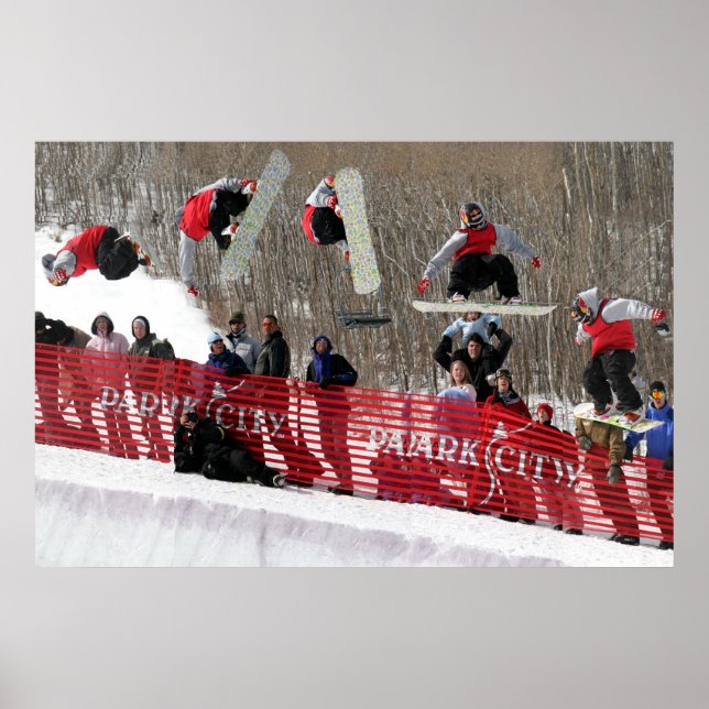 Poster de snowboard (Devant)