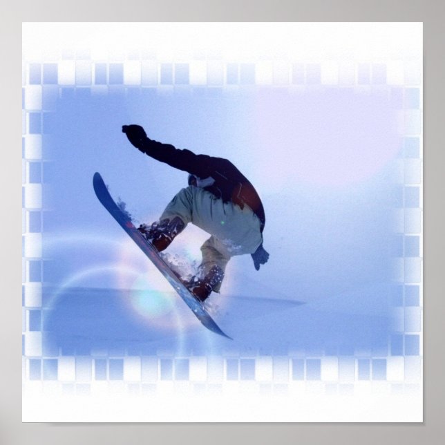 Poster de snowboard (Devant)