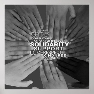 Poster de solidarité