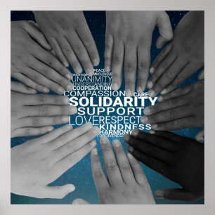 Poster de solidarité