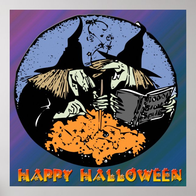 Poster de sorcières Cauldron (Devant)