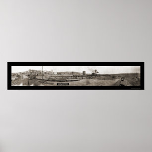 Poster De Soto MO Car Shops Photo 1913