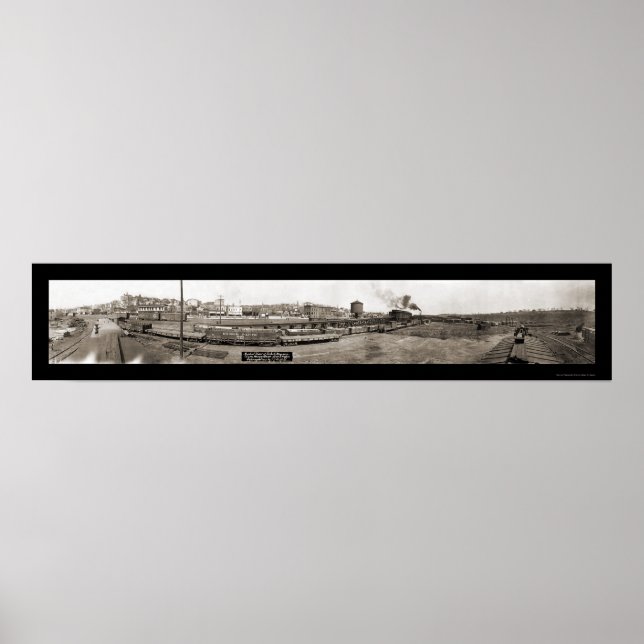 Poster De Soto MO Car Shops Photo 1913 (Devant)