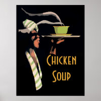 Poster de soupe de cuisine