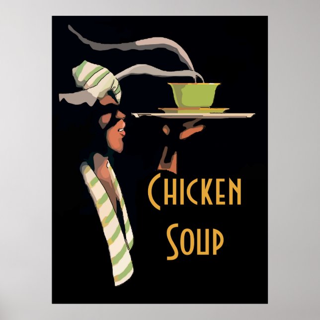 Poster de soupe de cuisine (Devant)