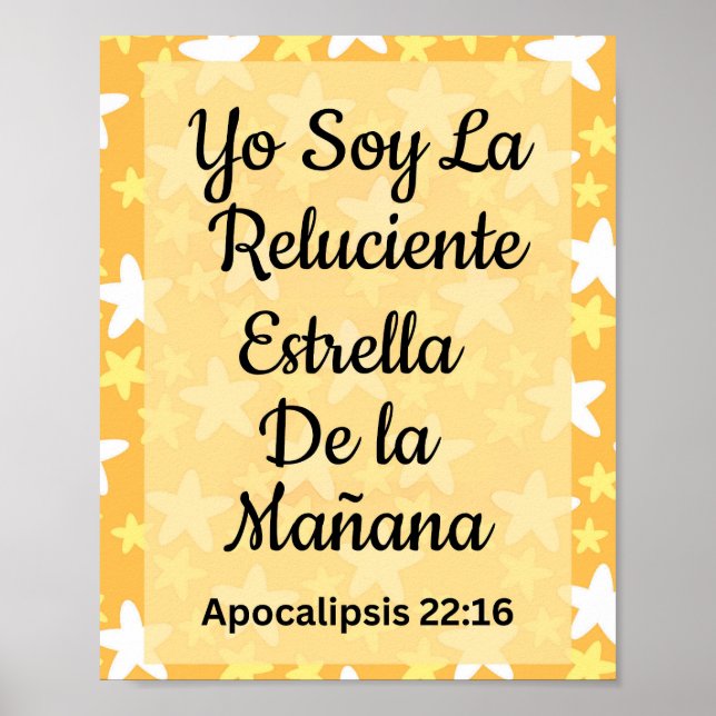 Poster De Soy La Luciente Estrella De La Mañana. (Devant)