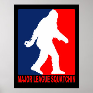 Poster de squatching de la Ligue majeure