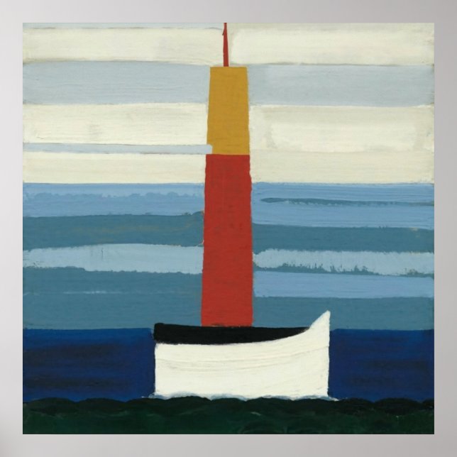 Poster de stael le phare, 1953, Nicolas de Staël (Devant)
