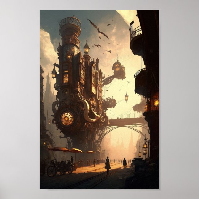 Poster de Steampunk City (Devant)