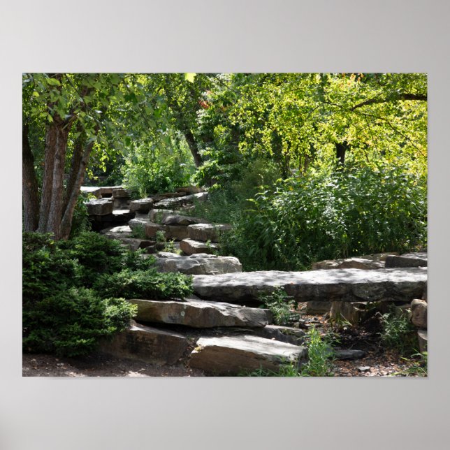 Poster de Stone Pathway in Nature (Devant)