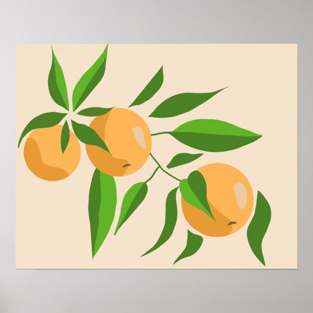 Poster de Sunny Oranges (Devant)