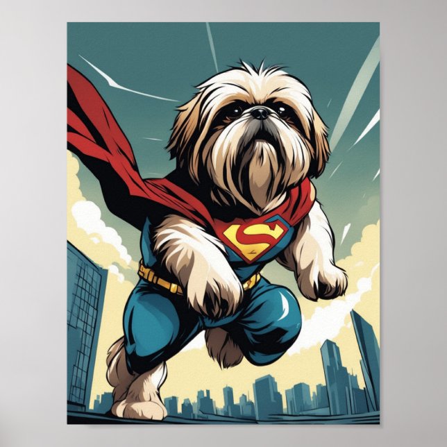 Poster de Super Shih Tzu (Devant)