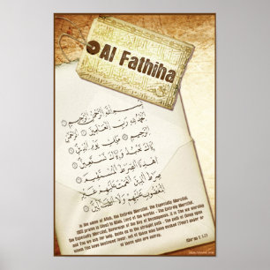 Poster de Surah Fathiha