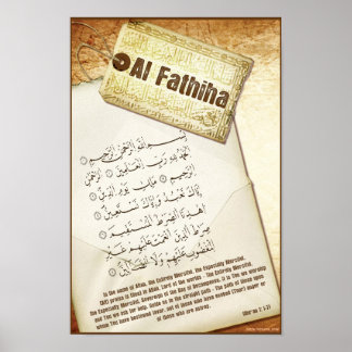 Poster de Surah Fathiha