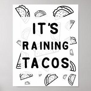 Poster de Tacos pleuvoir