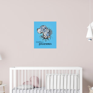 Poster de tatouage "grand dane" Tête Illustration