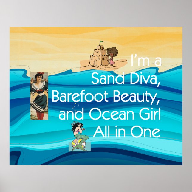 Poster de TEE Sand Diva (Devant)