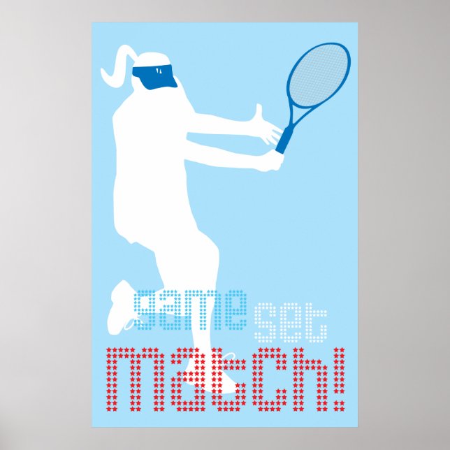 Poster de Tennis - Match Jeu! (Devant)