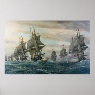 Poster de toile de la bataille de Virginie Capes