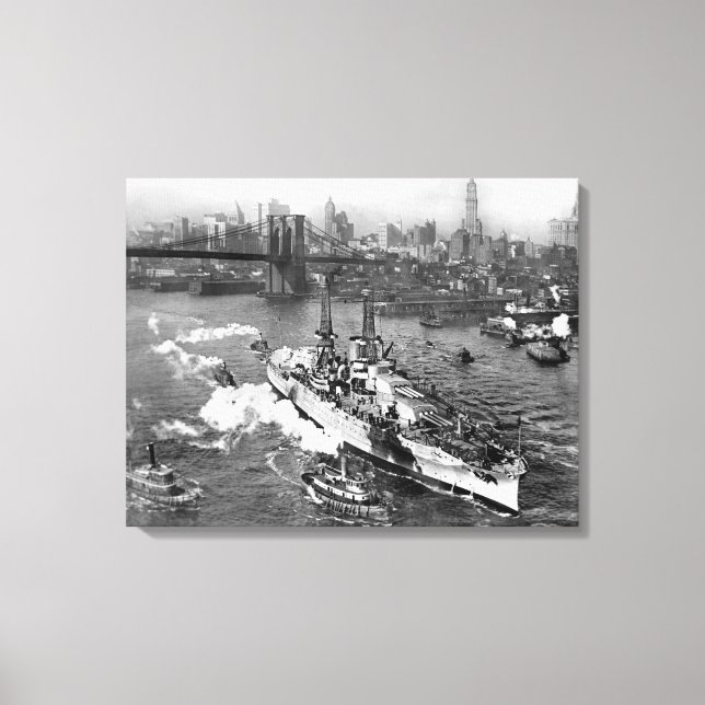 poster de toile enveloppé USS Arizona 19"x25" (Recto)