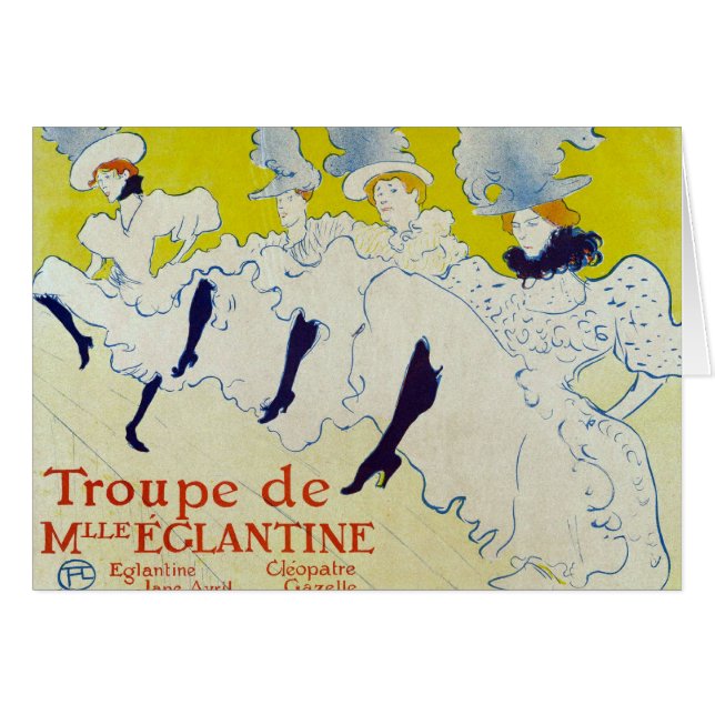 Poster de Toulouse Lautrec (Devant horizontal)