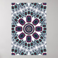 Poster de Trippy : Abstraite oeuvre radiale