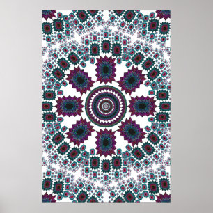 Poster de Trippy : Abstraite oeuvre radiale