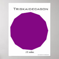 Poster de Triskaidecagon en Polygon