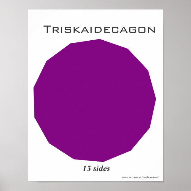 Poster de Triskaidecagon en Polygon (Devant)