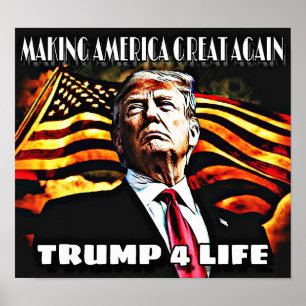Poster de Trump 4 Life