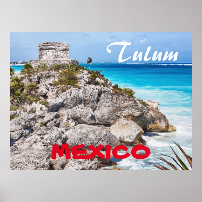 Poster de Tulum Maya Mexico (Devant)