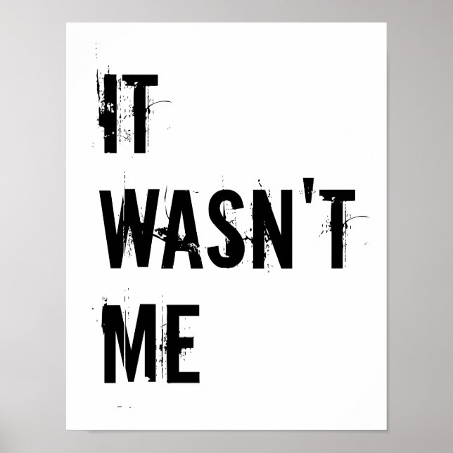 Poster de typographie (Devant)