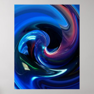 Poster de vaisseau spatial Abstrait